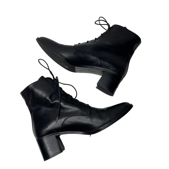 Freda Salvador | Ace Lace Up Boot Black Smooth Leather 9 - Picture 2 of 13